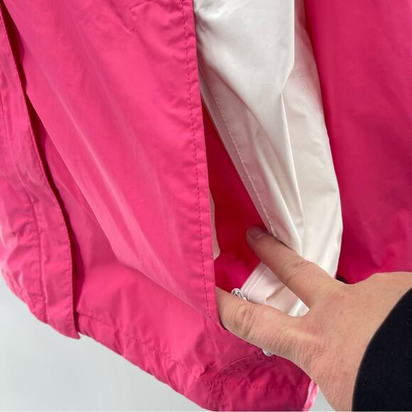 Columbia Omni Tech Fully Sealed Pink White Zip Up Lightweight Jacket Size 1X - Picture 5 of 11